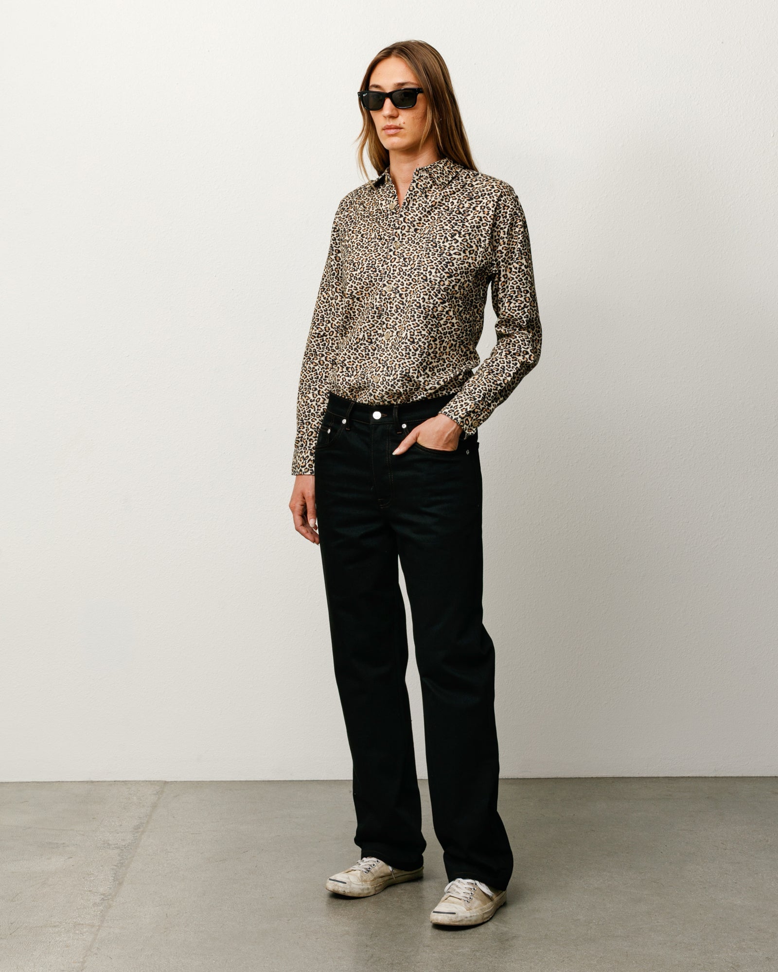 ANIMAL PRINT FLANNEL SHIRT