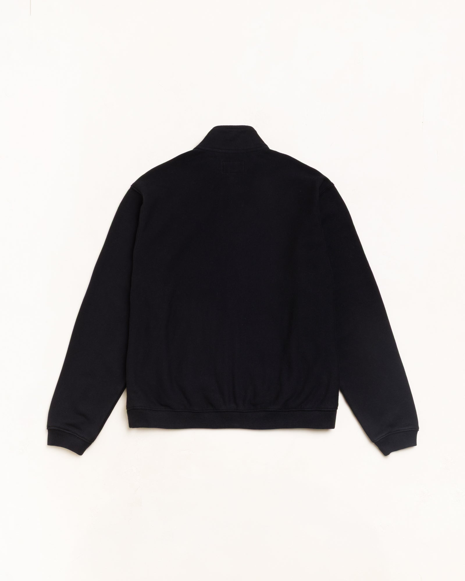 ZIP FLEECE MOCK NECK