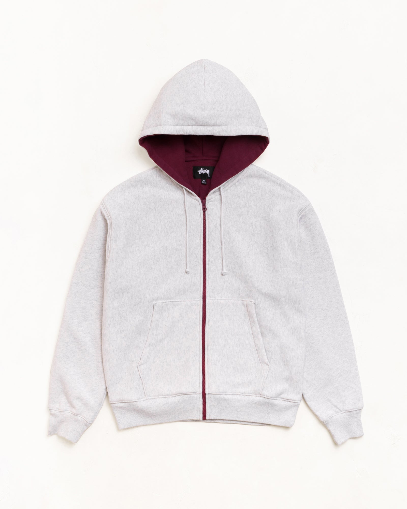 DOUBLE FACED ZIP HOODIE