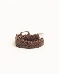 BRAIDED LEATHER BELT